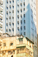 Modern apartment buildings in, Hong Kong