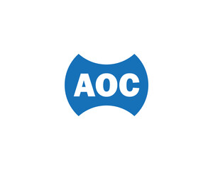 AOC Logo design vector template