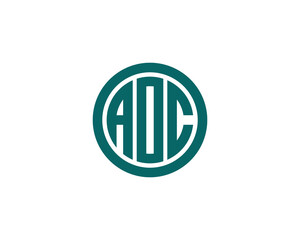 AOC Logo design vector template