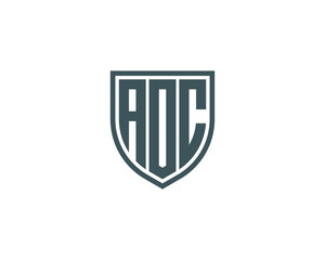 AOC Logo design vector template