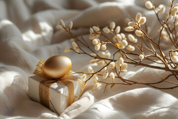 Easter Aesthetics: A Serene Display of Nature’s Gifts Amid Soft Textures