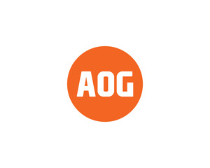 AOG logo design vector template