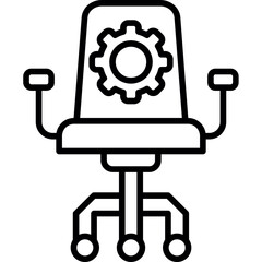 Desk Chair Icon