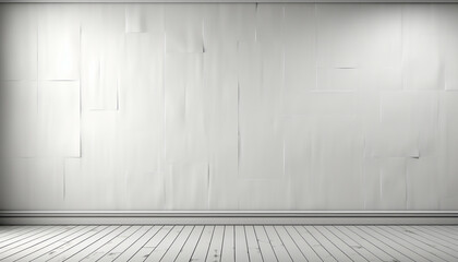 Obraz premium Modern apartment with clean, bright design, featuring abstract wood backdrop generated by AI