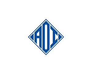 AOI Logo design vector template