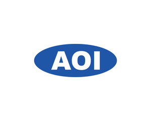 AOI Logo design vector template