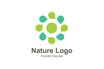 Nature Logo Based Abstract Creative Geometric