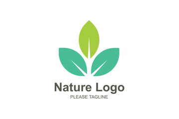 Nature Logo Based Abstract Creative Geometric