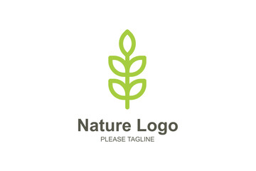 Nature Logo Based Abstract Creative Geometric
