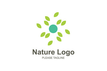 Nature Logo Based Abstract Creative Geometric