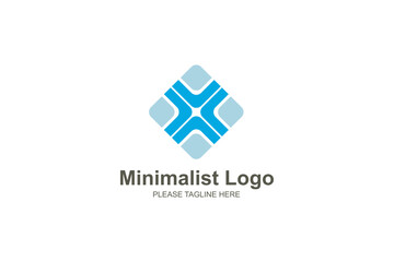 Obraz premium Business minimalist logo design