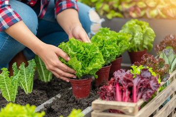 Farm fresh greens on the counter.