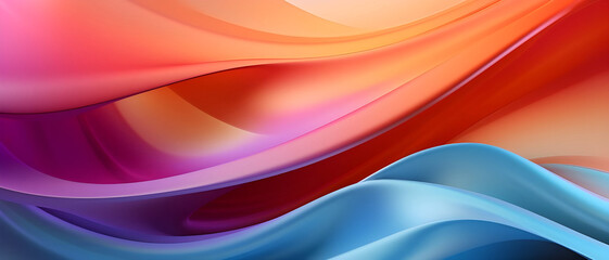 Fototapeta premium Background color wave elegant vibrant artistic - Ai generated
