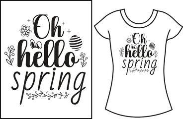 Bunny Easter day t shirt design.