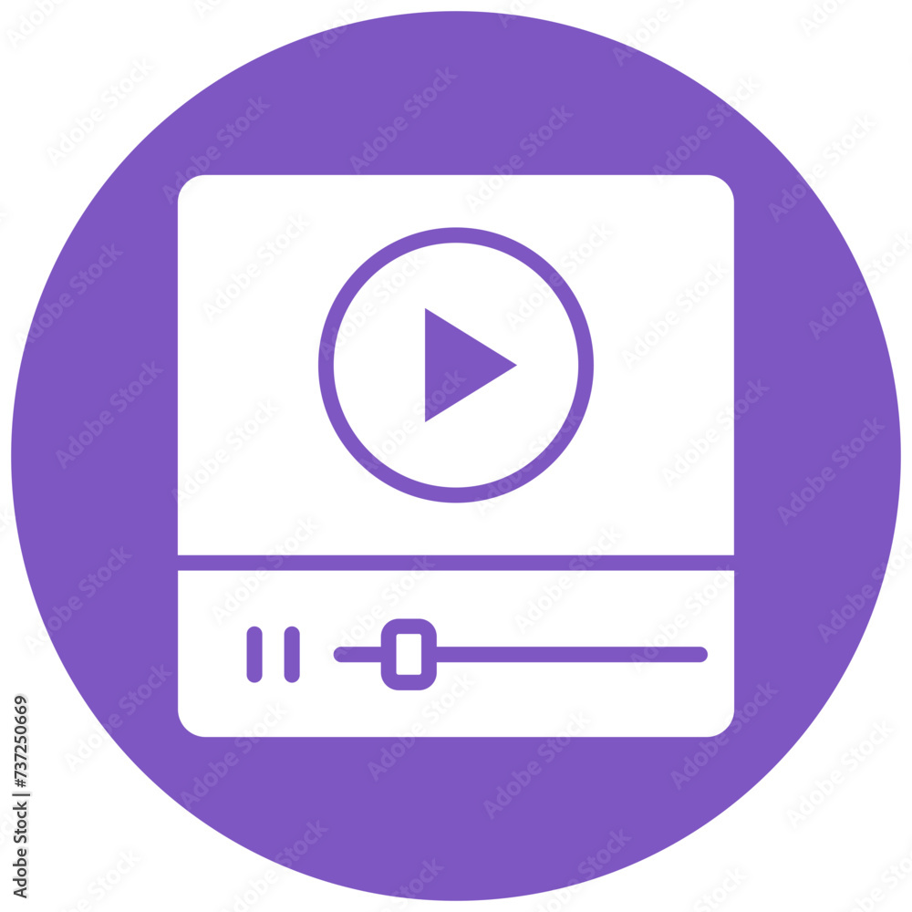 Sticker Video Player Icon