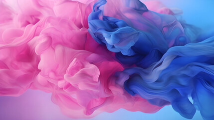 Soft pastel gradient backdrop with fluid texture - Ai generated - obrazy, fototapety, plakaty