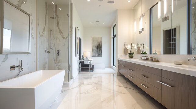 modern bathroom interior