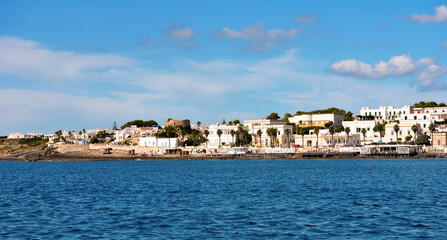 coastal panorama in Santa Maria di Leuca Italy