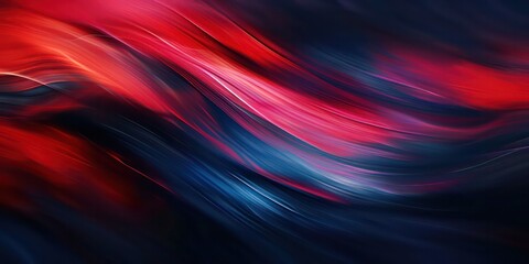 Blurred motion abstract with red and dark blue shades.