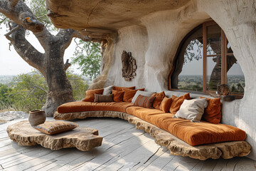 landscape offering panoramic views of the African plains and its majestic wildlife The villas...