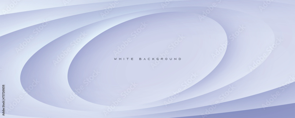 Poster abstract circle shape white background. line decorative layers abstract design vector.