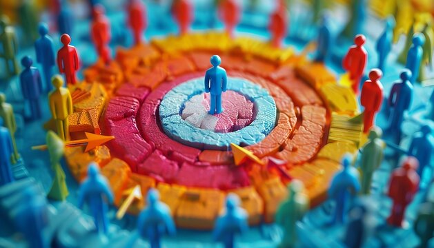 Market Differentiation and Brand Positioning, market differentiation and brand positioning with an image showing businesses identifying unique selling propositions, AI 