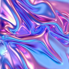 Obraz premium Holographic liquid texture backdrop