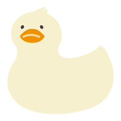 大人アヒルのおもちゃイラスト