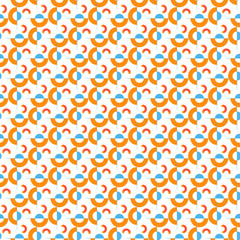 vector geometric seamless pattern design.