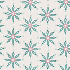 Abstract flower lace patern