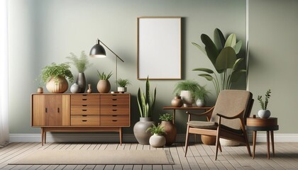 Modern Home Interior with Scandinavian Furniture
