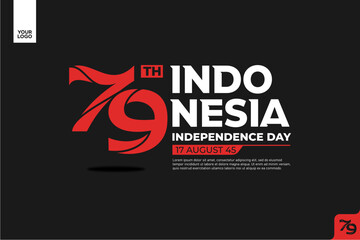 79th Indonesia Independence Day Logotype.