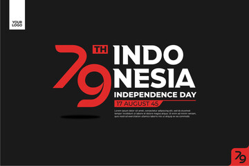 79th Indonesia Independence Day Logotype.