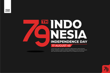79th Indonesia Independence Day Logotype.