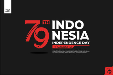 79th Indonesia Independence Day Logotype.