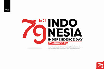 79th Indonesia Independence Day Logotype.