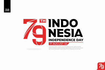 79th Indonesia Independence Day Logotype.