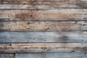 Close-up of a weathered and distressed wood wall surface