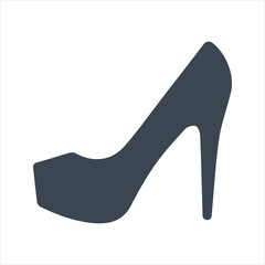 High heels icon. Beauty and Fashion collection icon