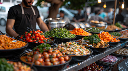 Flavors of the Street Vibrant Food Markets