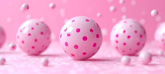 Obraz premium pink sphere