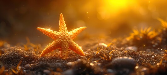 starfish on the beach