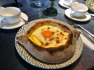 Khachapuri in Adjarian style