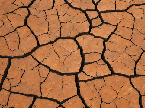 Dry cracked earth background, global warming, climate change, global warming concept