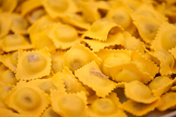 italian tortellini, closeup of food, ravioli