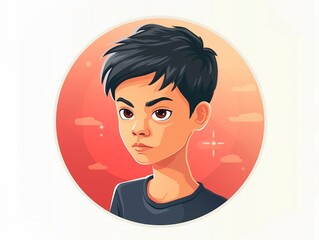 Avatar portrait for social media