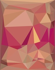 beige and magenta triangular mosaic cubist style