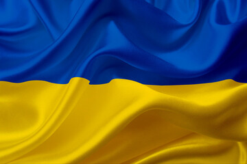 ukrainian flag of ukraine, sign of peace