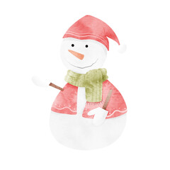 Christmas cute water color 