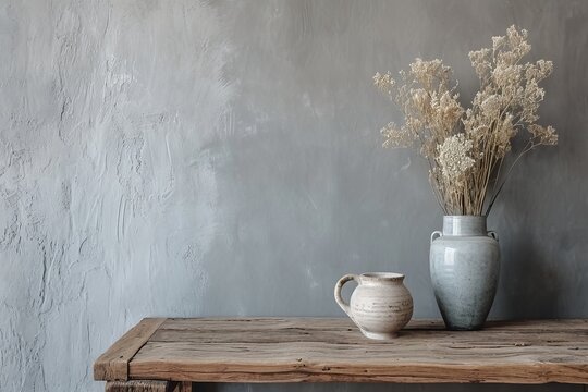 luxurious interior in gray colors